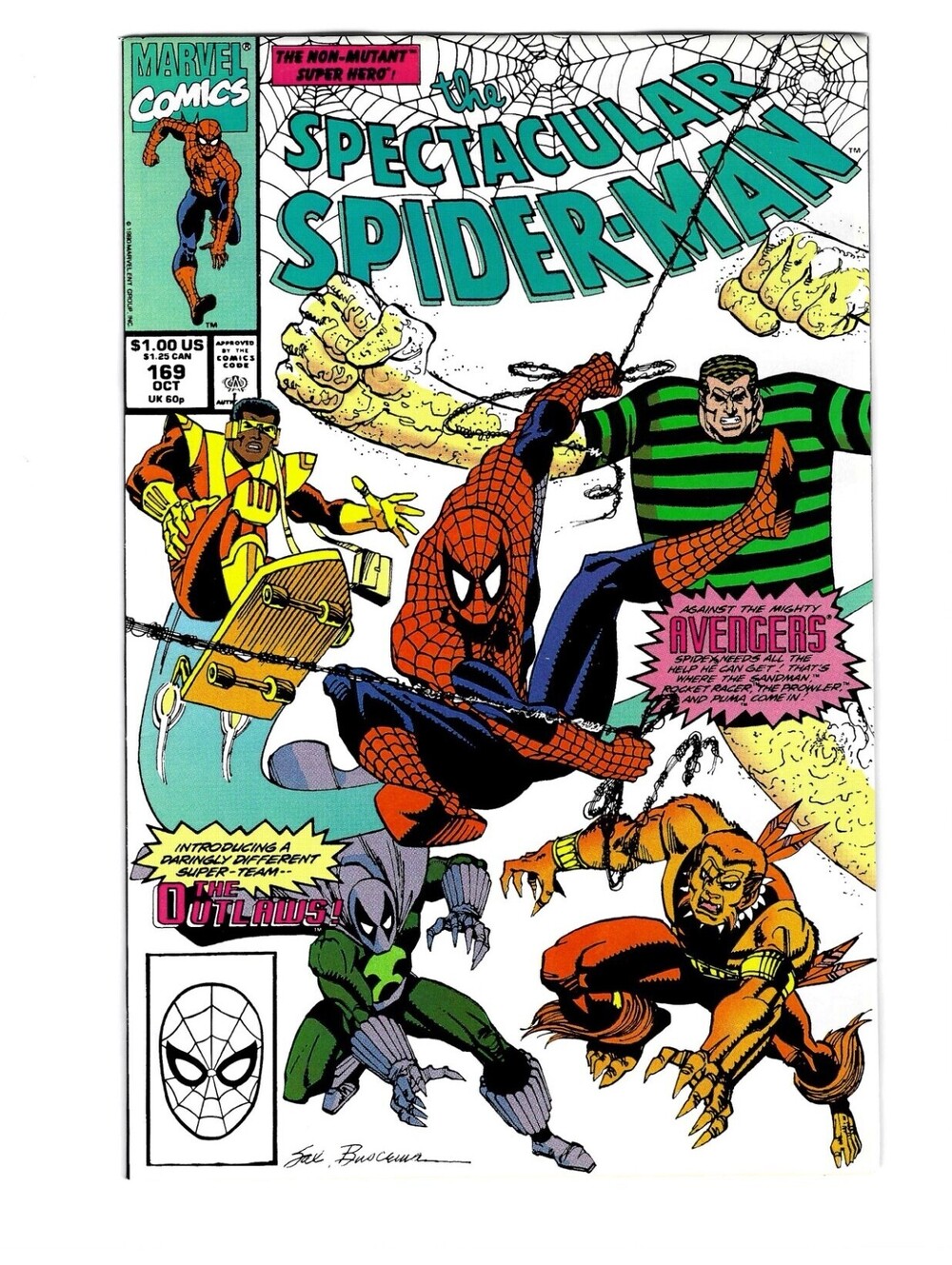 The Spectacular Spider-Man #169 Oct 1990 Marvel Comics NM